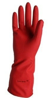 GUANTE SOLVEX ROJO No. 8