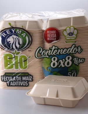 CONTENEDOR 8X8L BIO REYMA PAQ 50 PZS