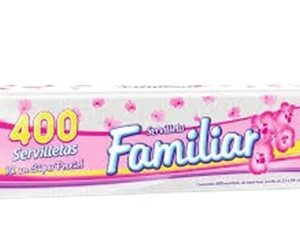 SERVILLETA FAMILIAR ROSA 12/360